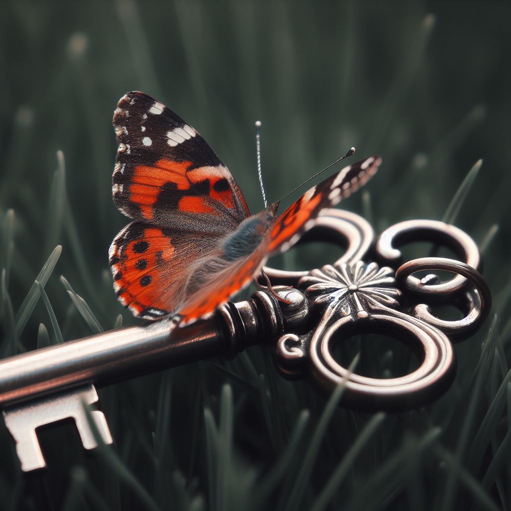 Butterfly on key | Wilmslow Locksmith | Access Asap