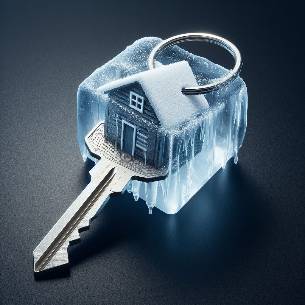 House Key in Ice | Wilmslow Locksmith | Access Asap